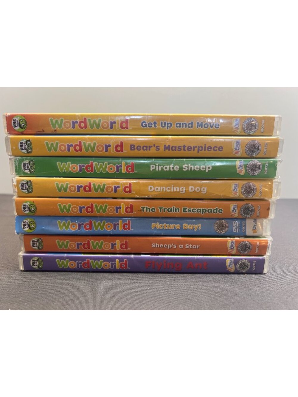 WordWorld DVD Bundle Lot 8 DVDs PBS Kids Childrens Educational Shows